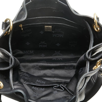 Mcm Black Leather -