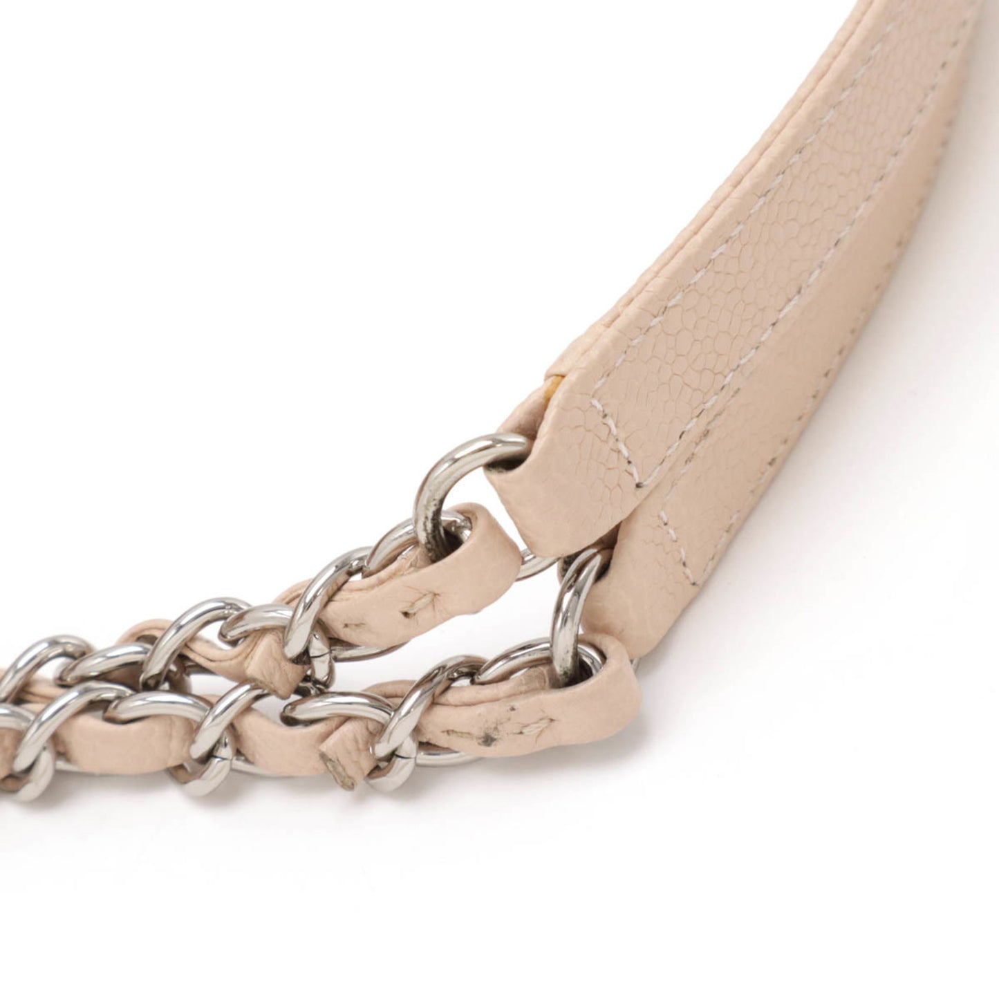 Chanel Brown Leather Deauville
