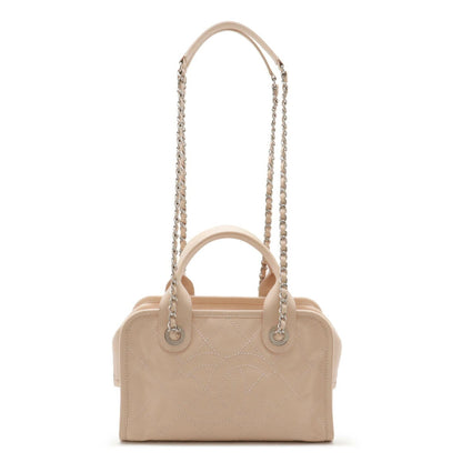 Chanel Brown Leather Deauville