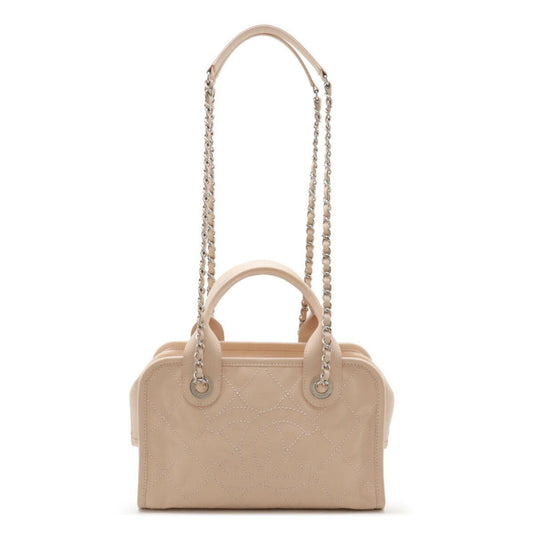 Chanel Brown Leather Deauville