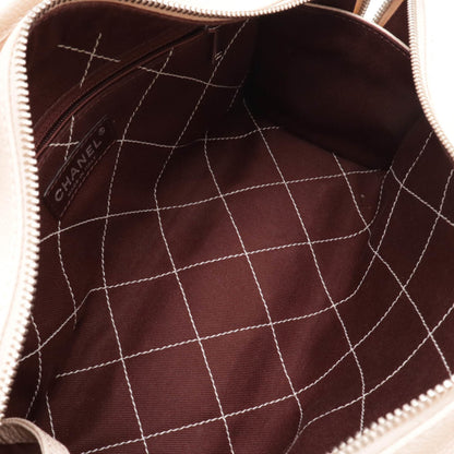 Chanel Brown Leather Deauville