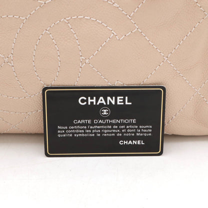 Chanel Brown Leather Deauville