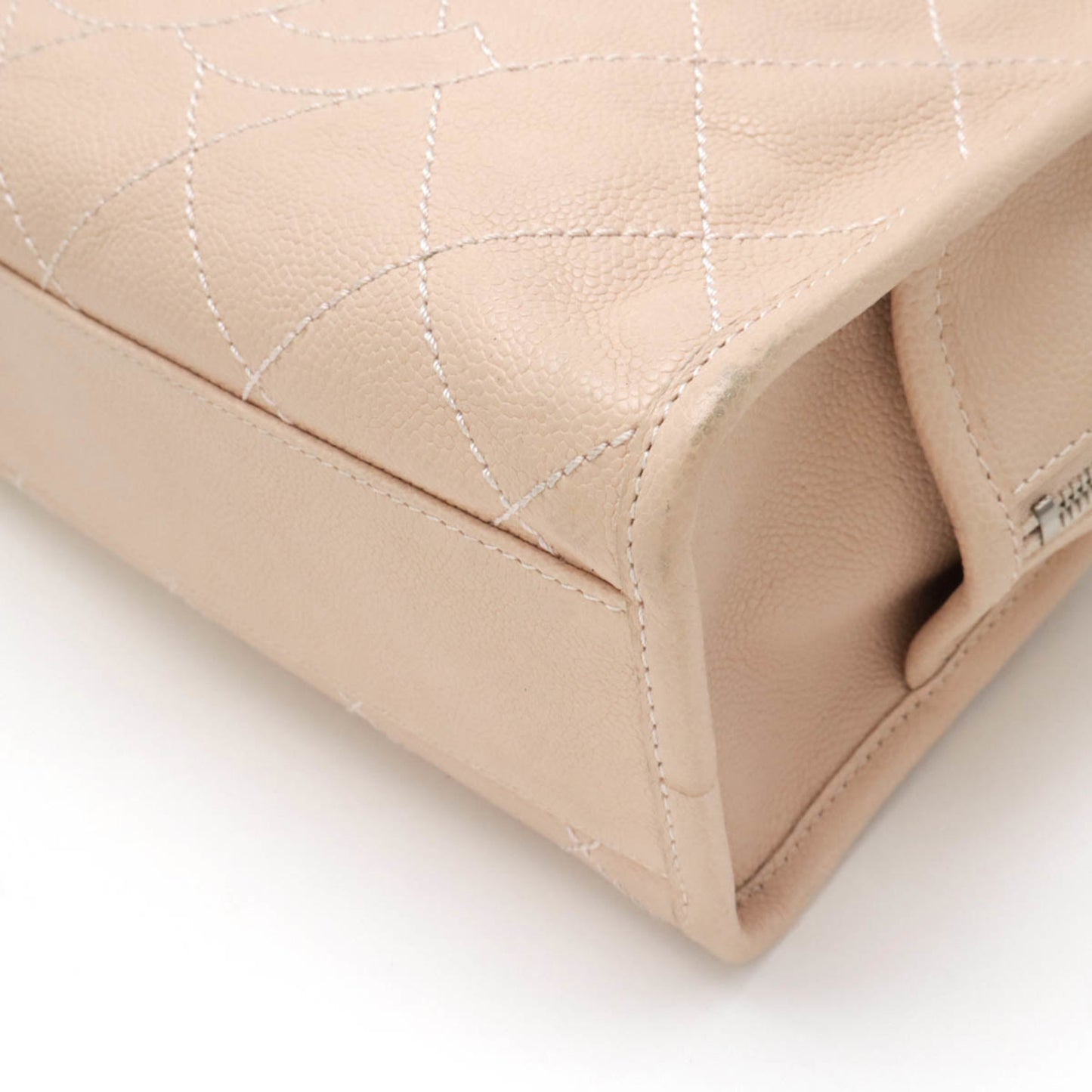Chanel Brown Leather Deauville