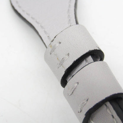 Tod's Gray Leather Double T