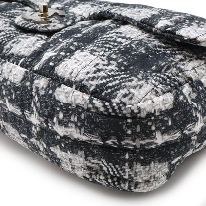 Chanel Gray Tweed Single Flap