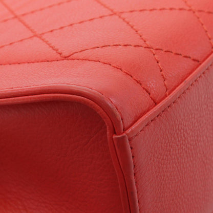 Chanel Red Leather Shoulder