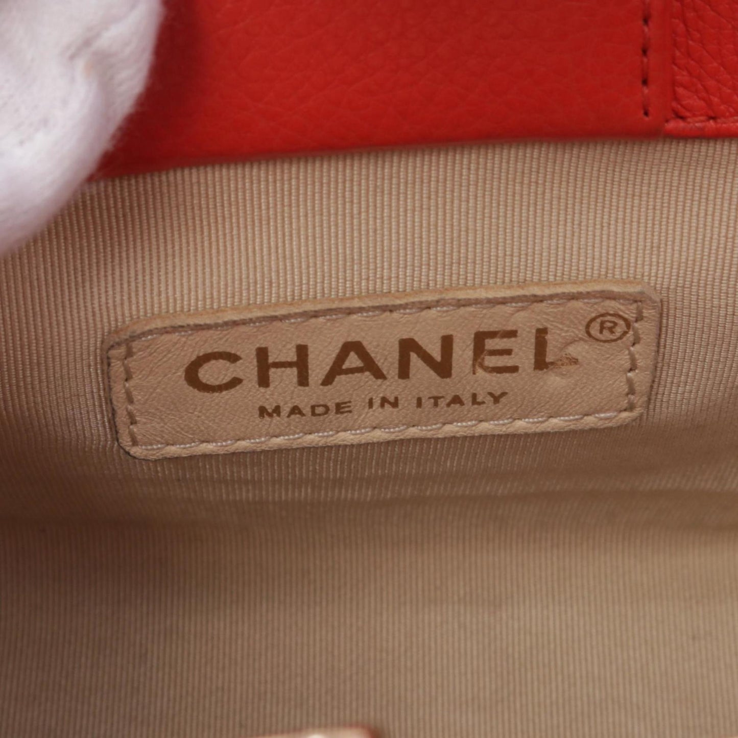 Chanel Red Leather Shoulder