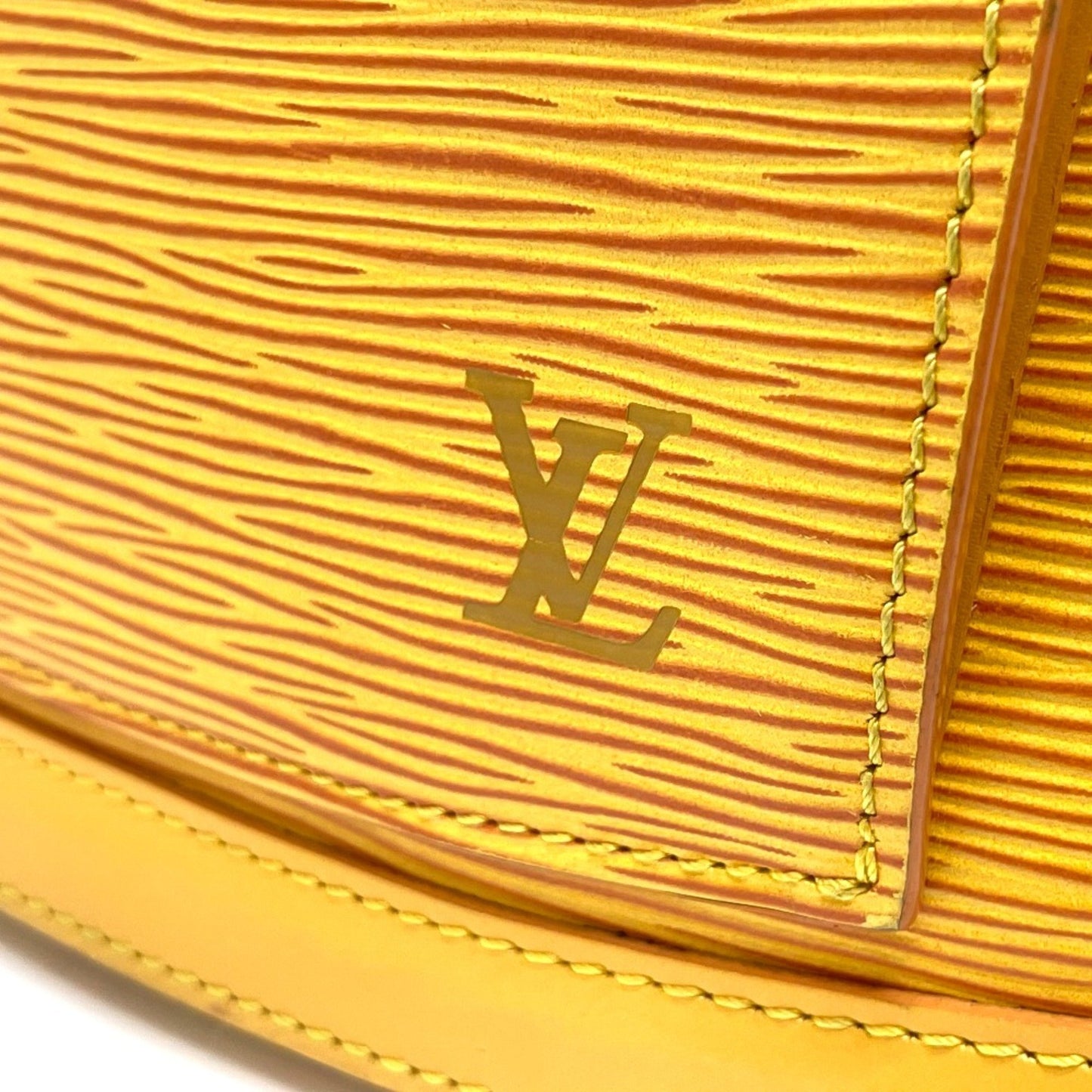 Louis Vuitton Yellow Leather Gobelins