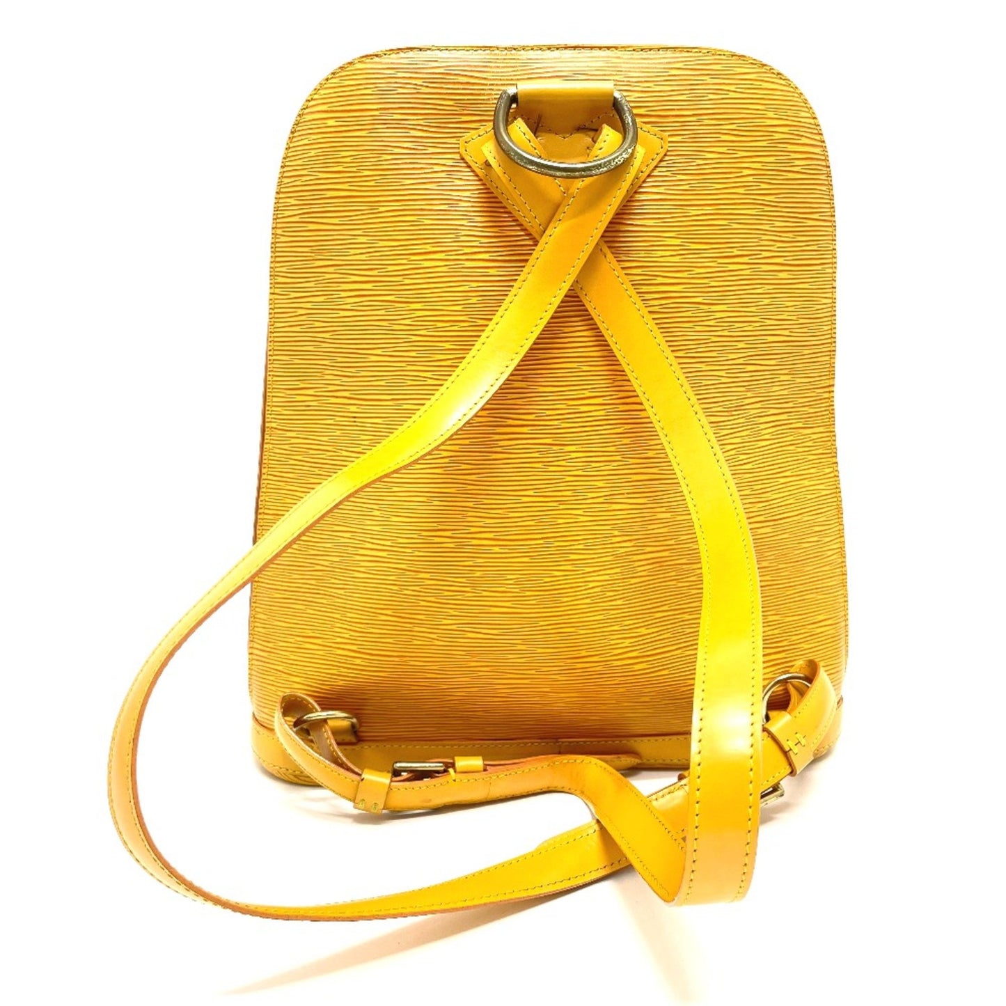 Louis Vuitton Yellow Leather Gobelins