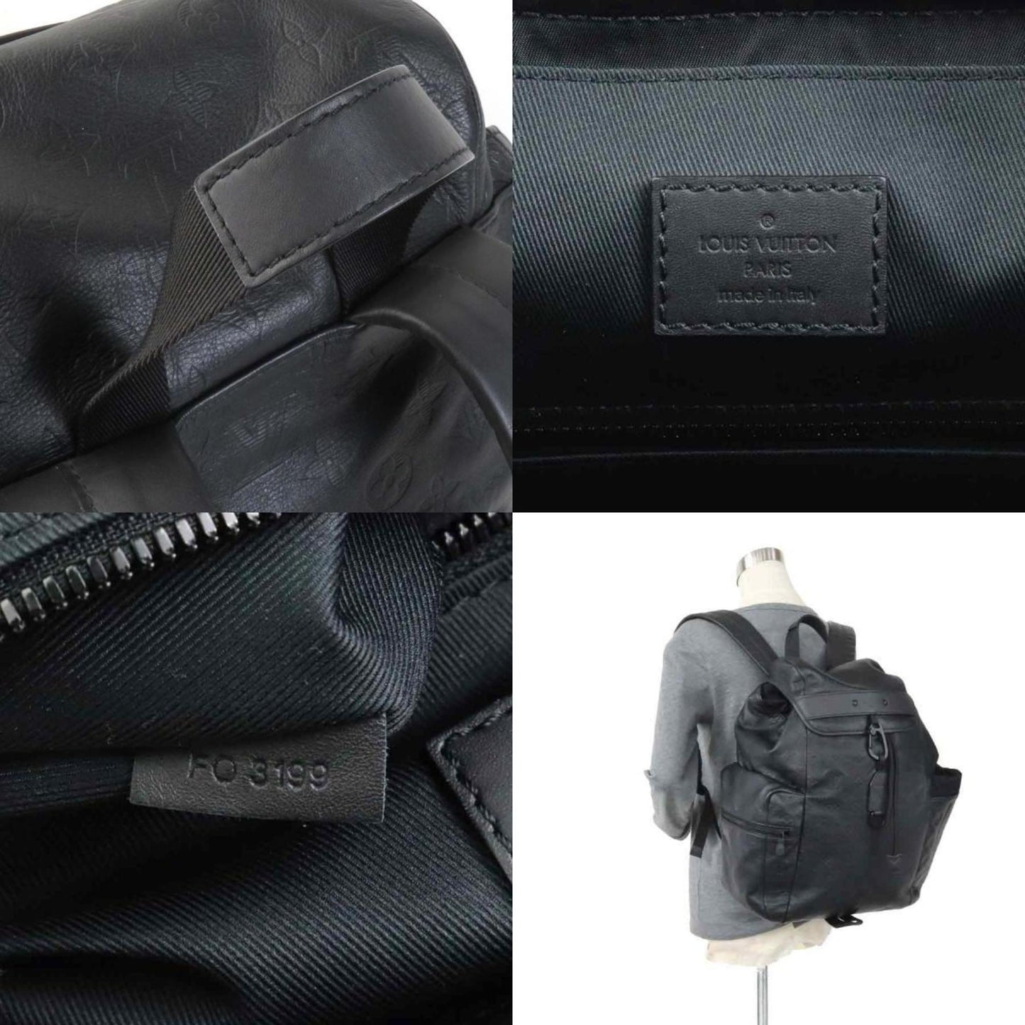 Louis Vuitton Black Leather Discovery