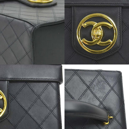 Chanel Black Leather Vanity
