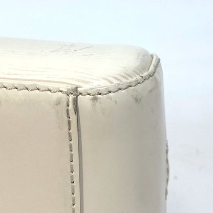 Louis Vuitton White Leather Jasmin