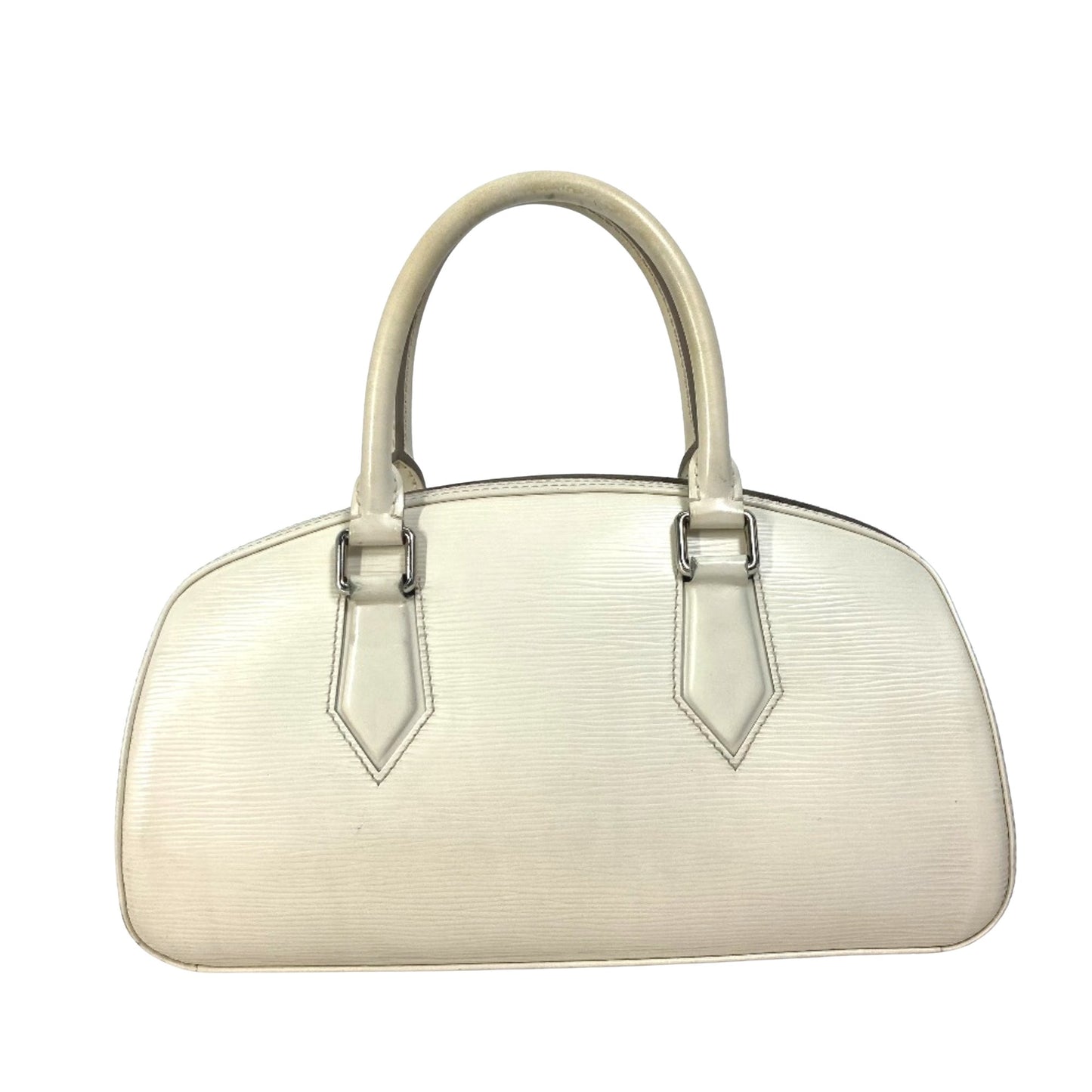 Louis Vuitton White Leather Jasmin
