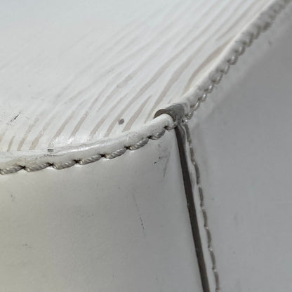 Louis Vuitton White Leather Jasmin