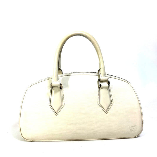 Louis Vuitton White Leather Jasmin