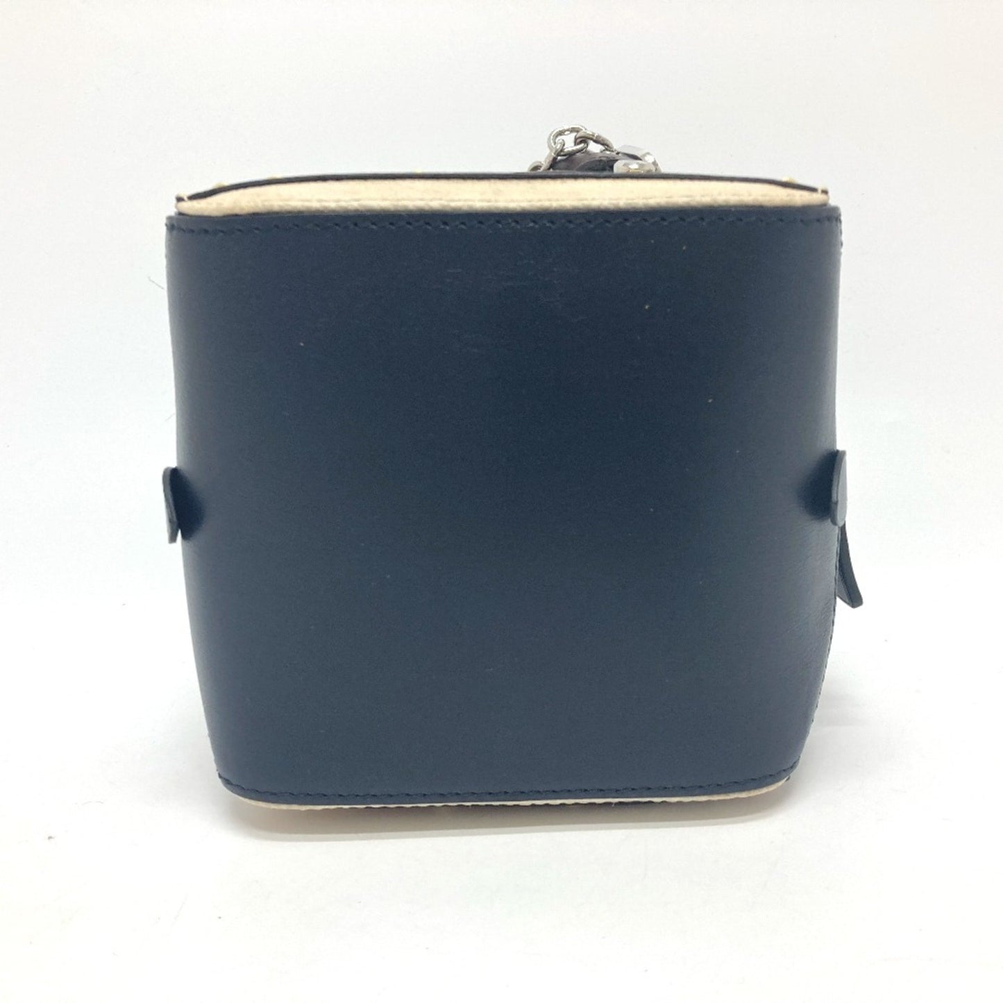 Louis Vuitton Black Leather Square Bag
