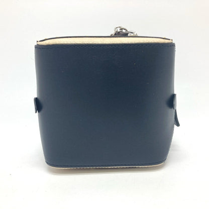 Louis Vuitton Black Leather Square Bag