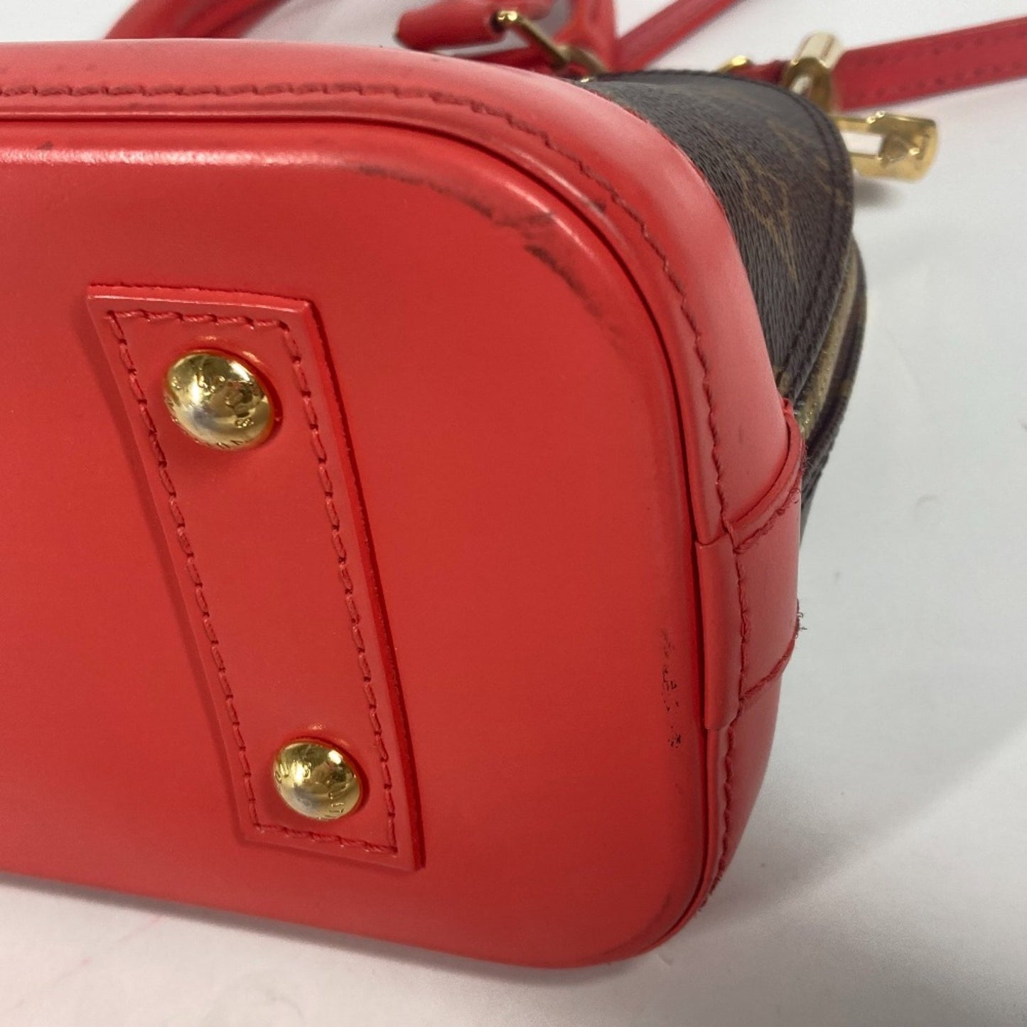 Louis Vuitton Brown Canvas Alma Bb