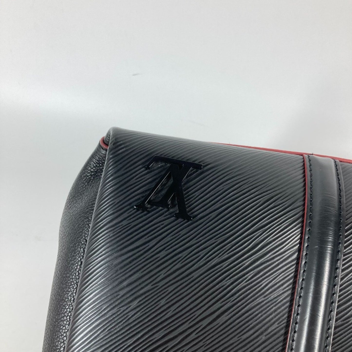 Louis Vuitton Black Leather Soufflot