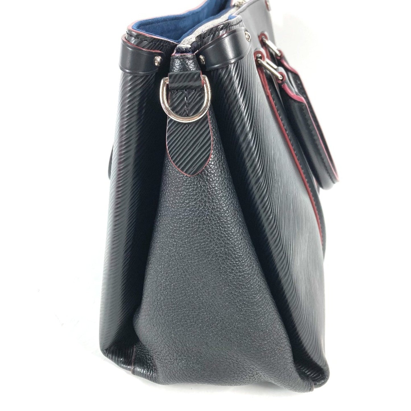 Louis Vuitton Black Leather Soufflot