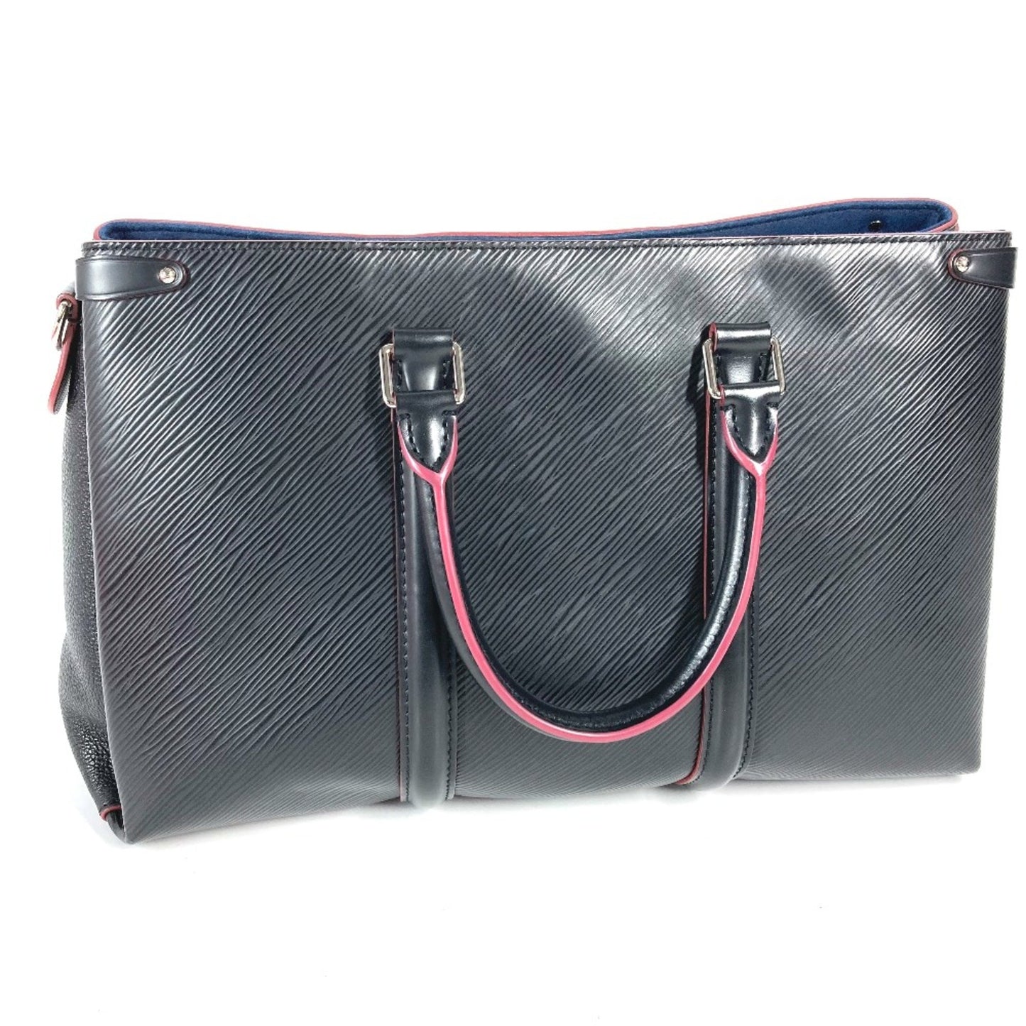 Louis Vuitton Black Leather Soufflot