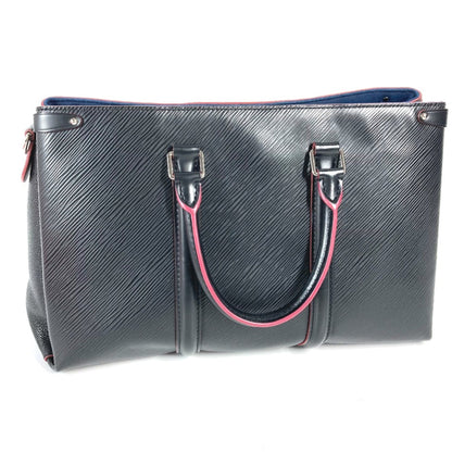 Louis Vuitton Black Leather Soufflot