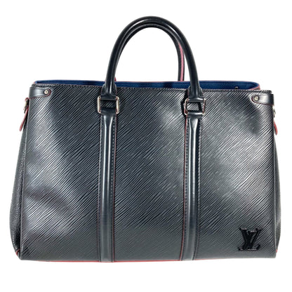 Louis Vuitton Black Leather Soufflot