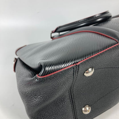 Louis Vuitton Black Leather Soufflot