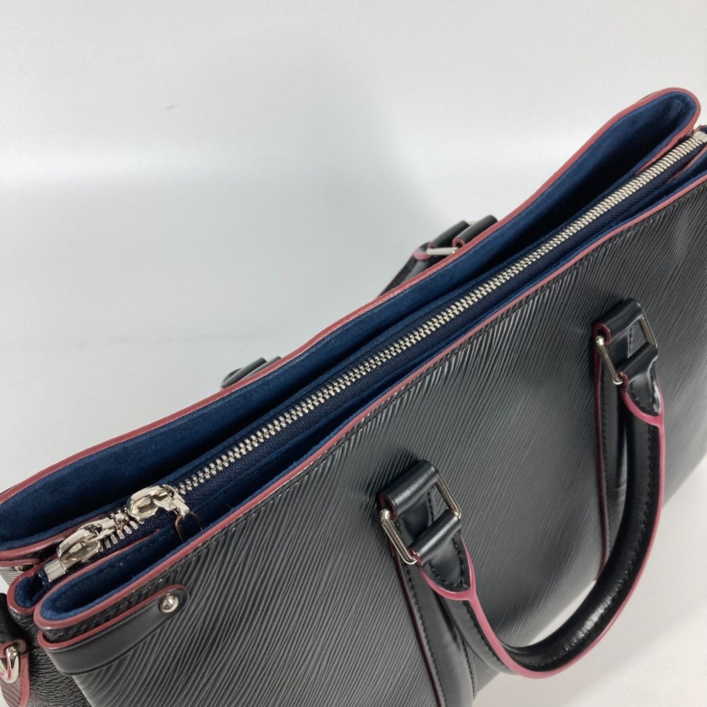 Louis Vuitton Black Leather Soufflot