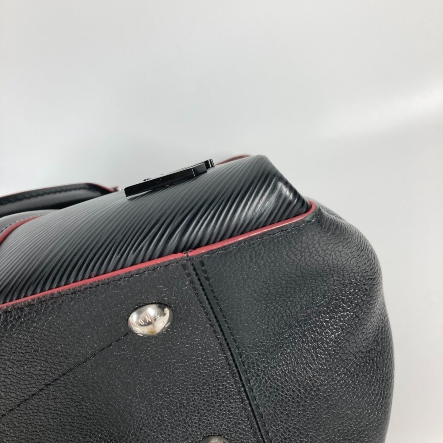 Louis Vuitton Black Leather Soufflot