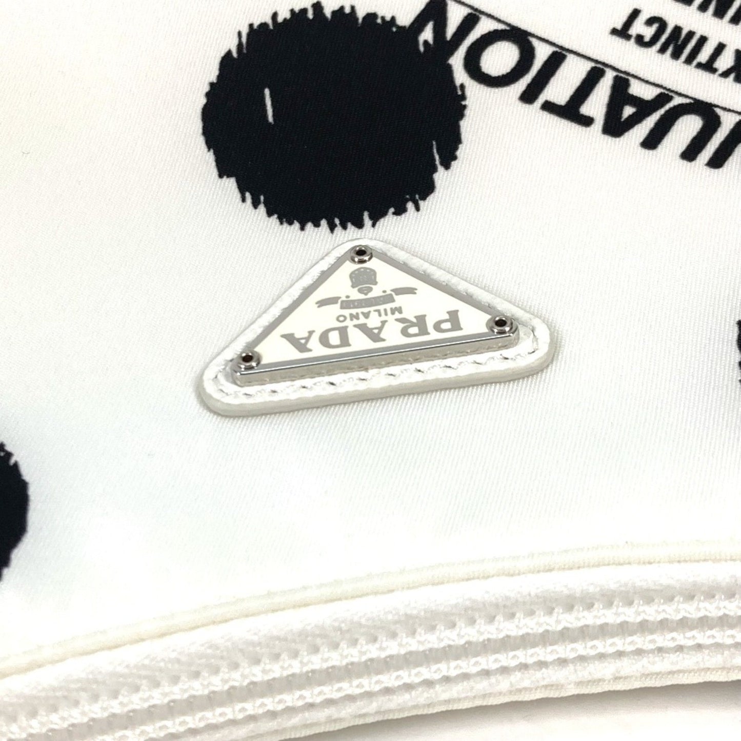 Prada White Synthetic Re-edition