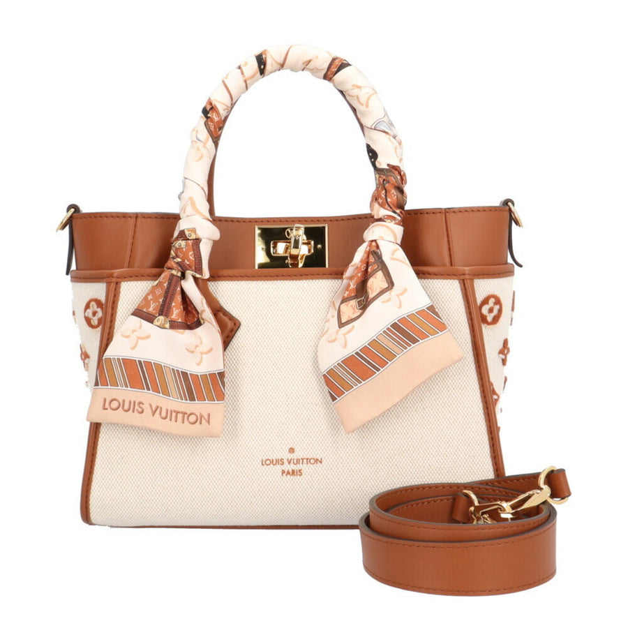 Louis Vuitton White Canvas On My Side