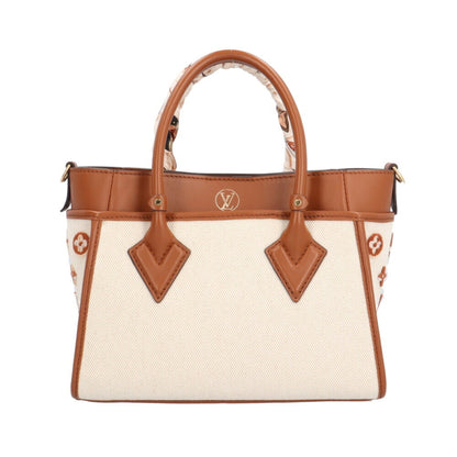Louis Vuitton White Canvas On My Side