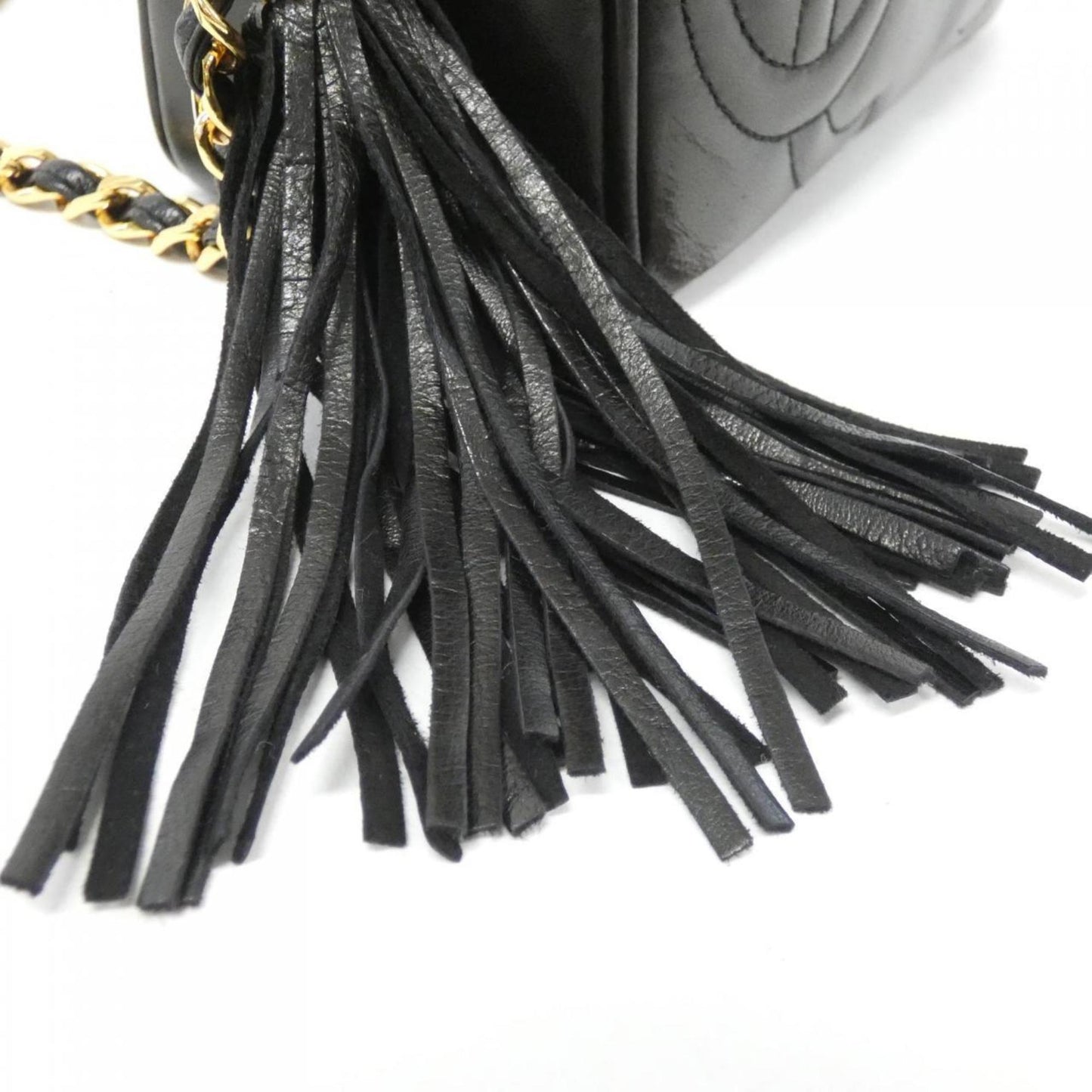 Chanel Black Leather Camera