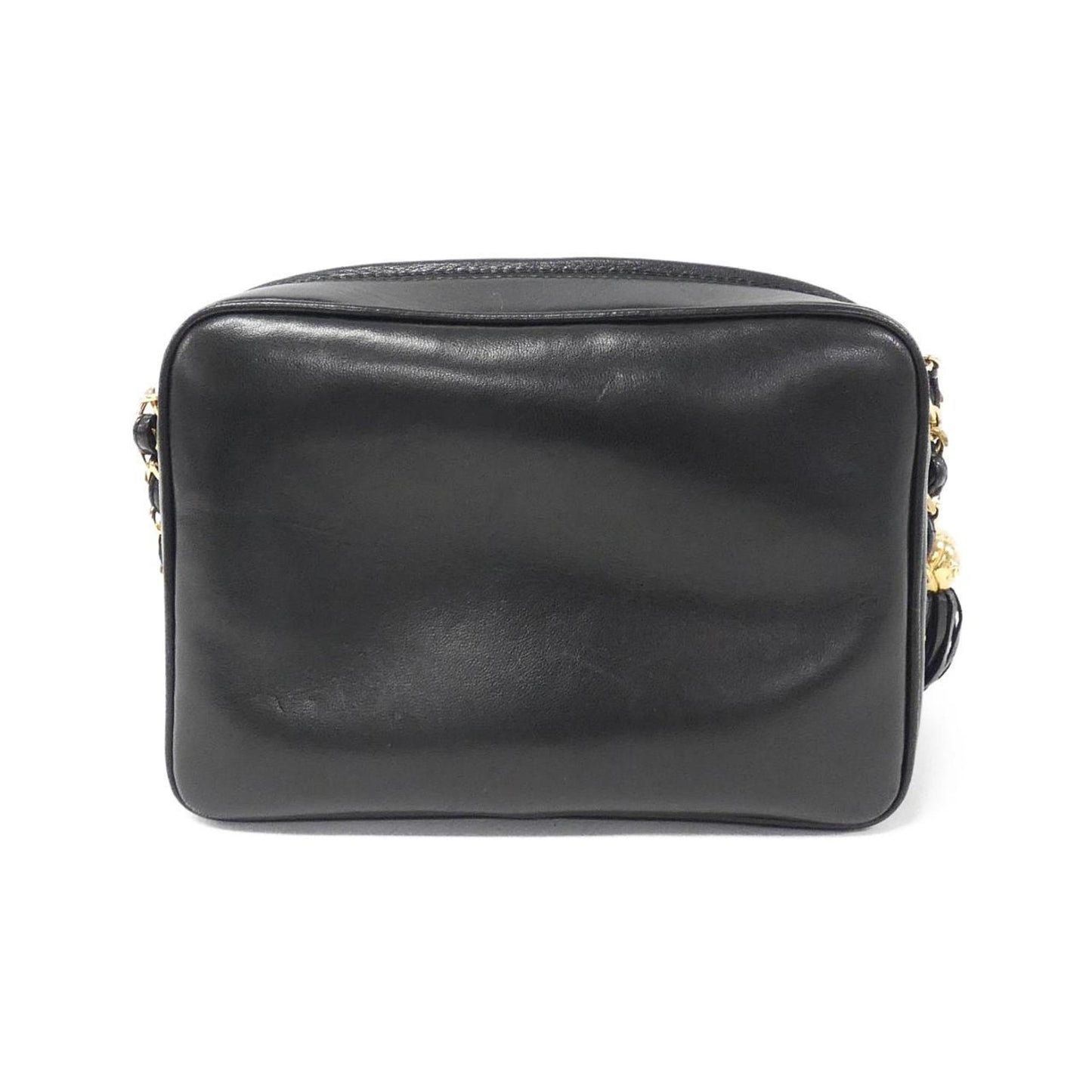 Chanel Black Leather Camera