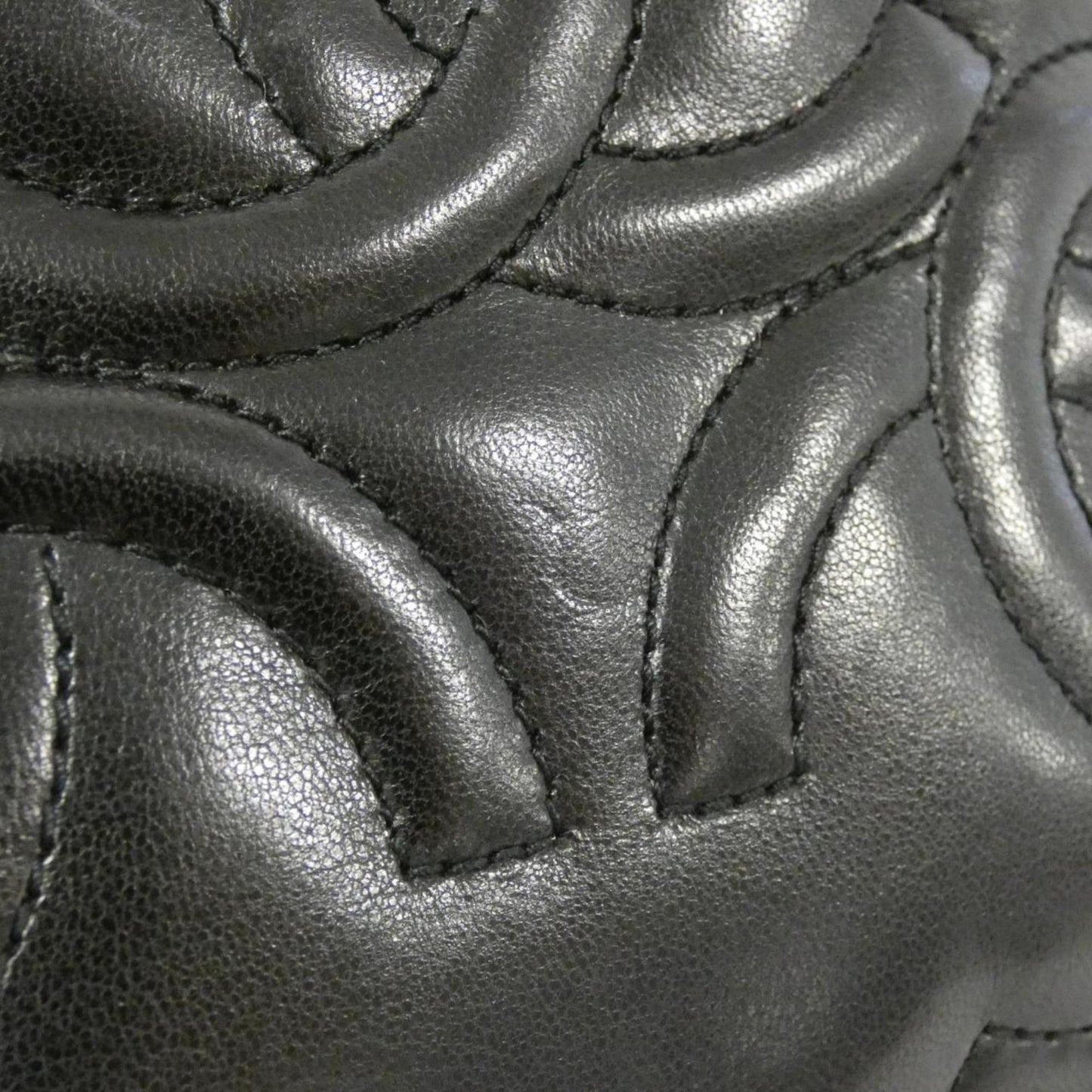 Chanel Black Leather Camera