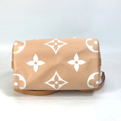 Louis Vuitton Orange Leather Speedy Bandoulière 25