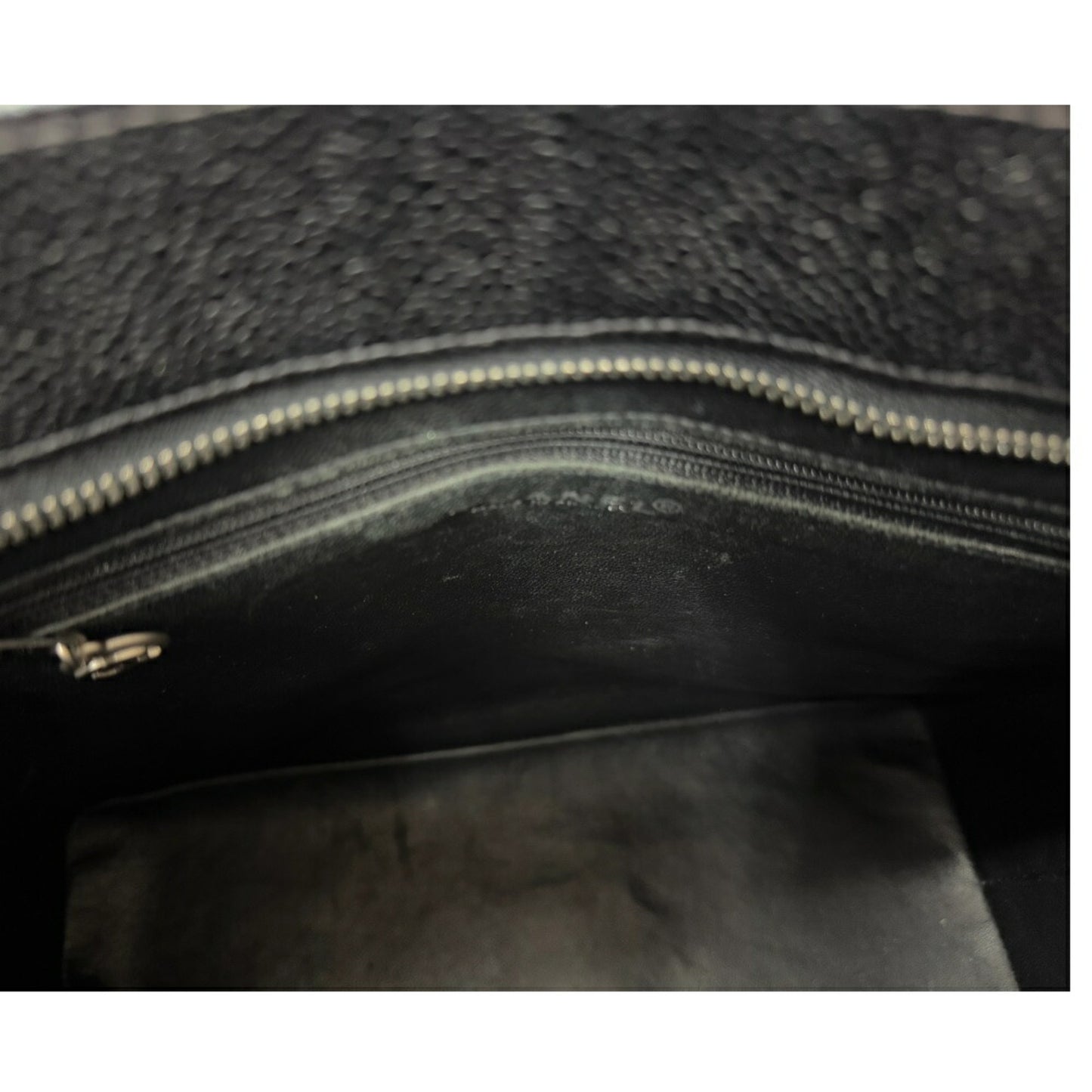 Chanel Black Leather Medaillon