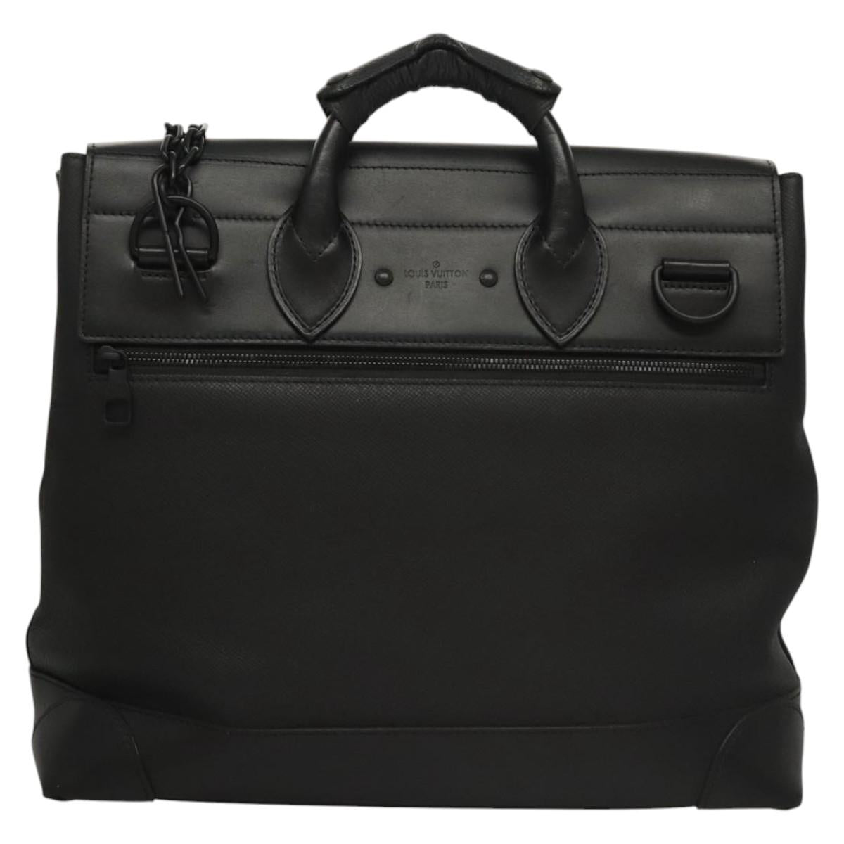 Louis Vuitton Black Leather Handbag
