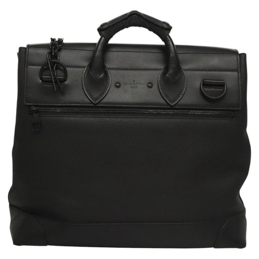 Louis Vuitton Black Leather Handbag