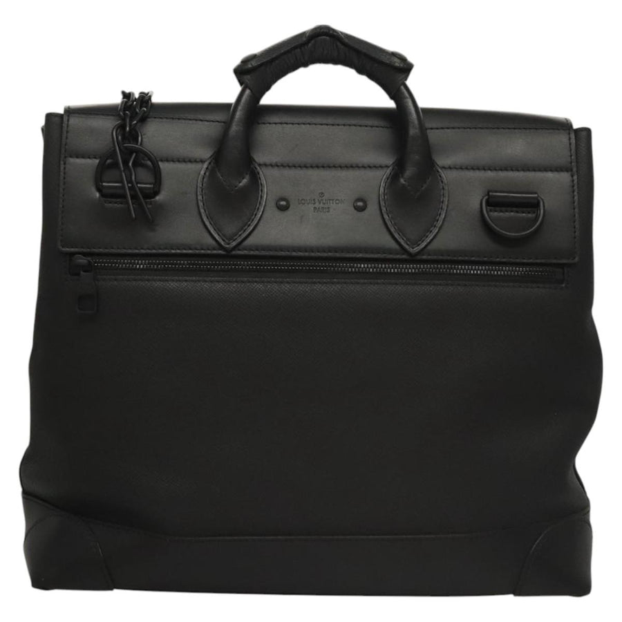 Louis Vuitton Black Leather Handbag