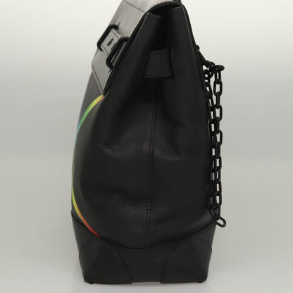 Louis Vuitton Black Leather Handbag