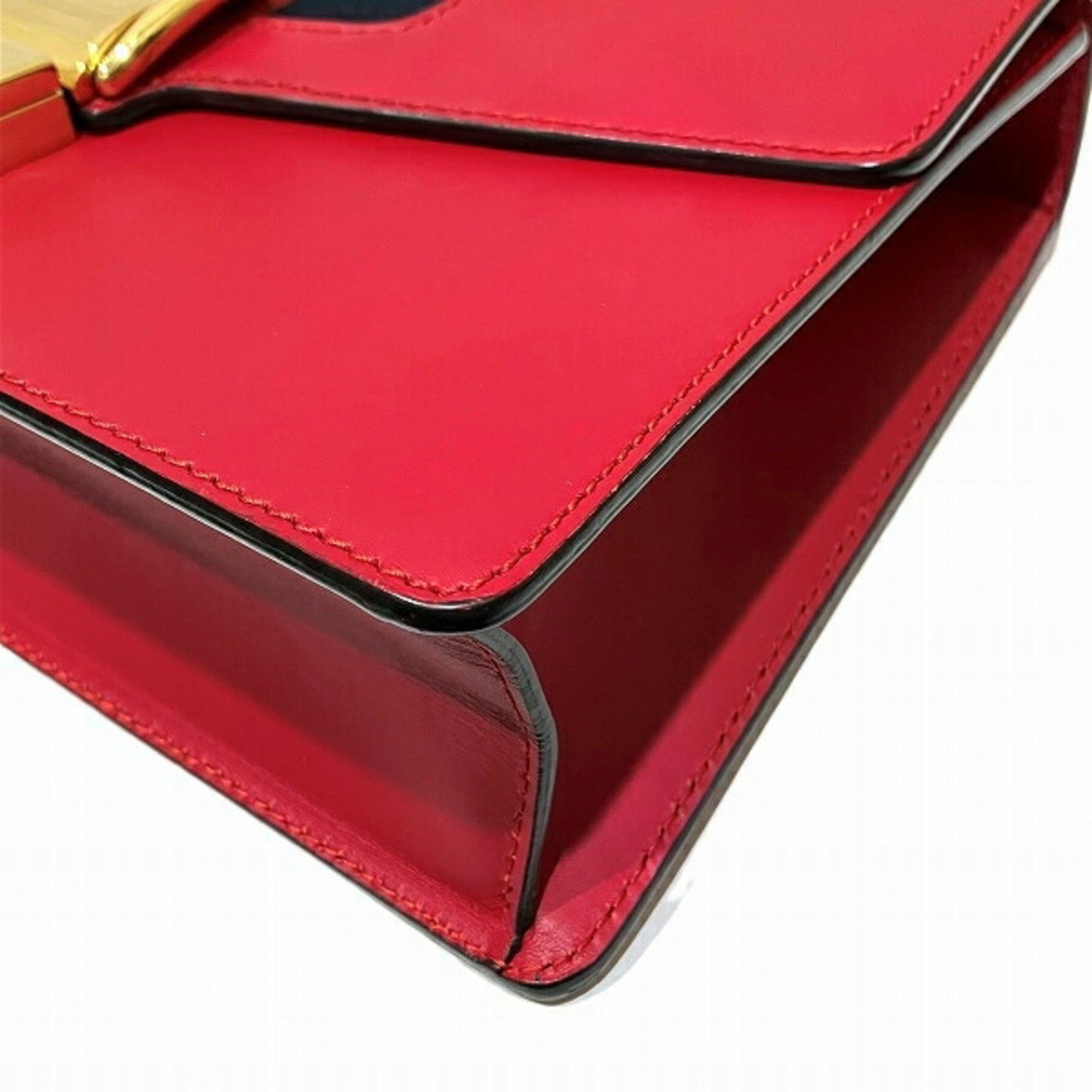Gucci Red Leather Sylvie