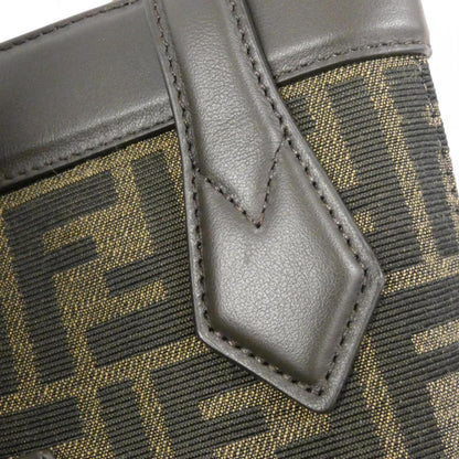 Fendi Brown Canvas Shoulder
