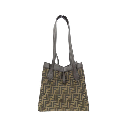 Fendi Brown Canvas Shoulder