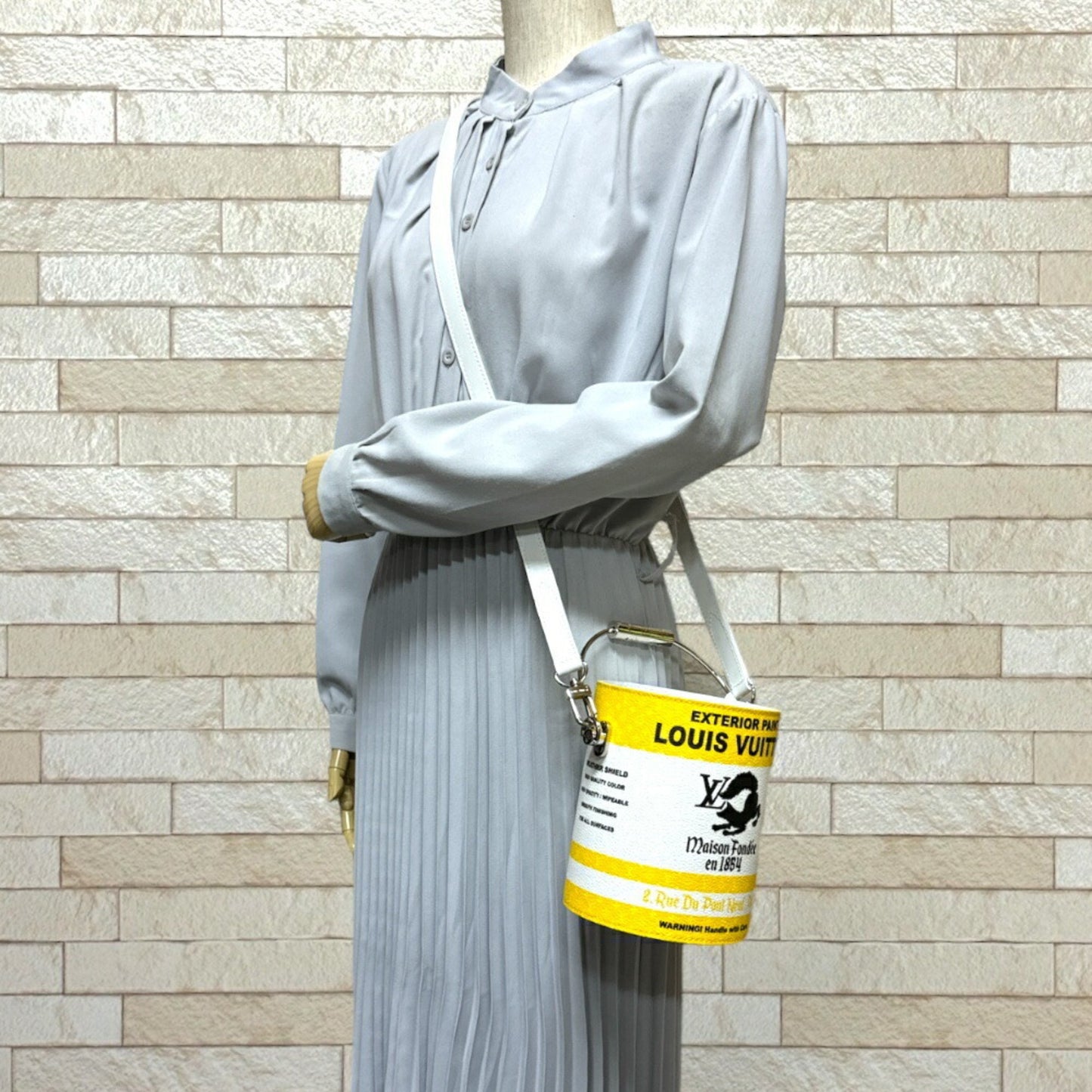 Louis Vuitton Yellow Leather Paint Can