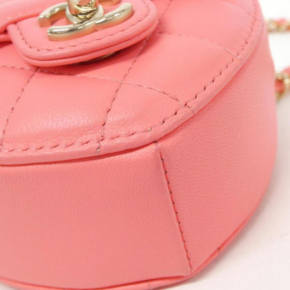 Chanel Pink Leather Shoulder