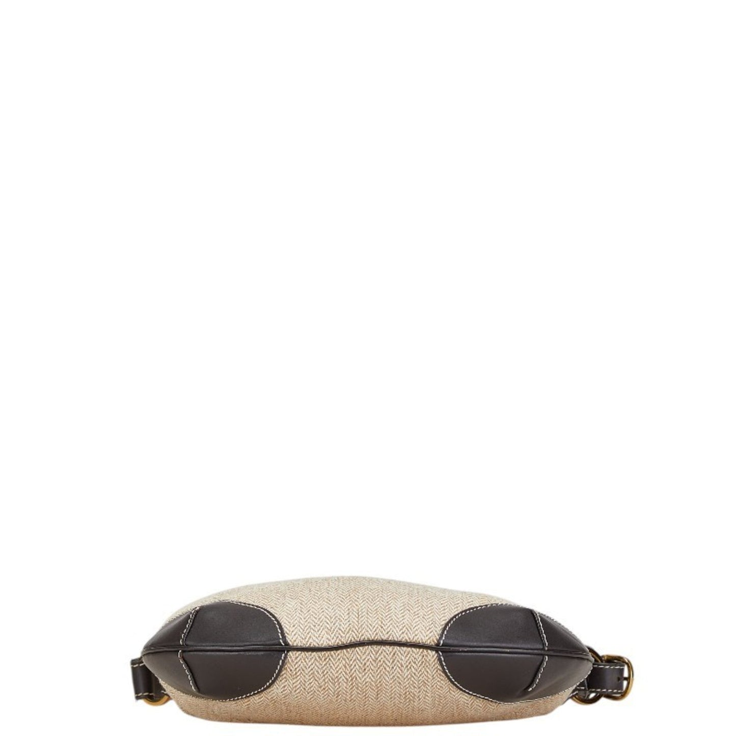 Mcm Brown Canvas Shoulder