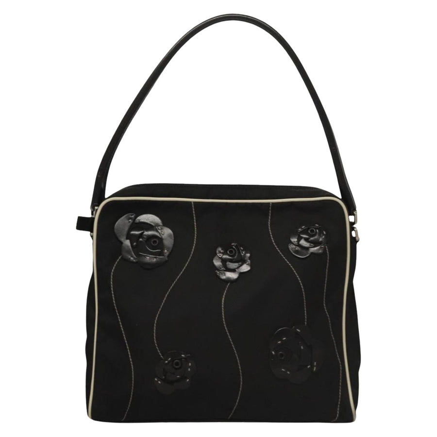 Prada Black Synthetic Tessuto