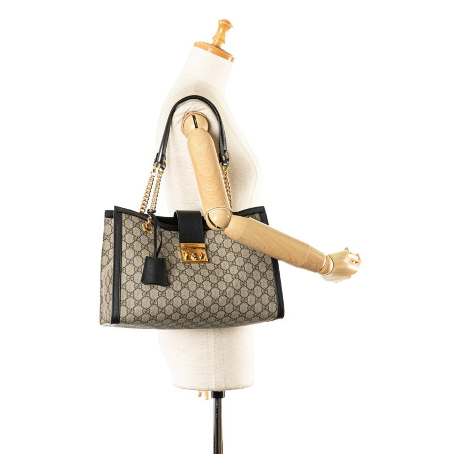 Gucci Brown Canvas Padlock